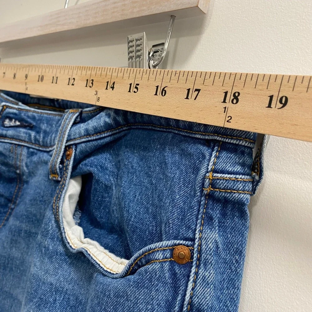 Levi's Jeans Men 34 x 26 Blue Wedgie Straight Button Fly Medium Wash Denim